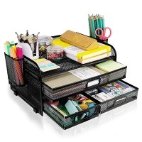 Mesh Desktop organizator sa ladicama